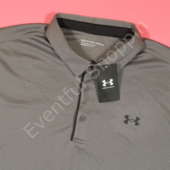 Under Armour Other - Under Armour Loose Fit Tech Polo Shirt in Graphite Gray 3XLT